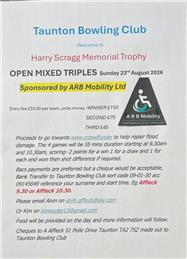 Taunton Open Triples Comp Sun 23rd August
